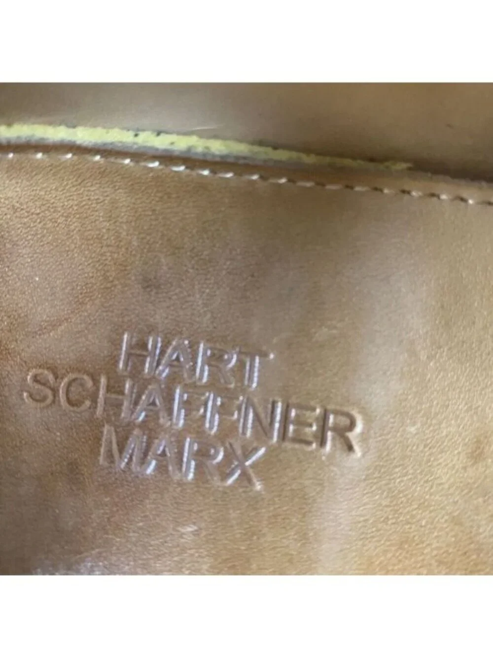 HART SCHAFFNER MARX Size 8 Brown Leather Lace-Up Oxford Men's Shoes HK349S96